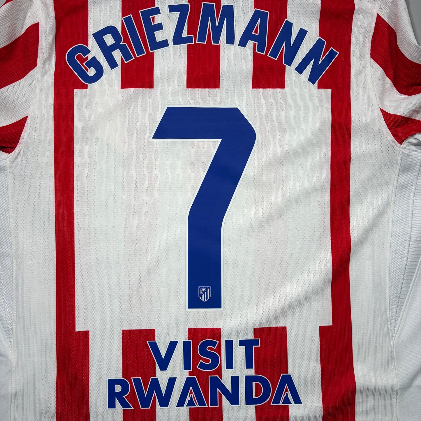 Official #7 Griezmann 25/26 Atletico Madrid Home Authentic La Liga Shirt