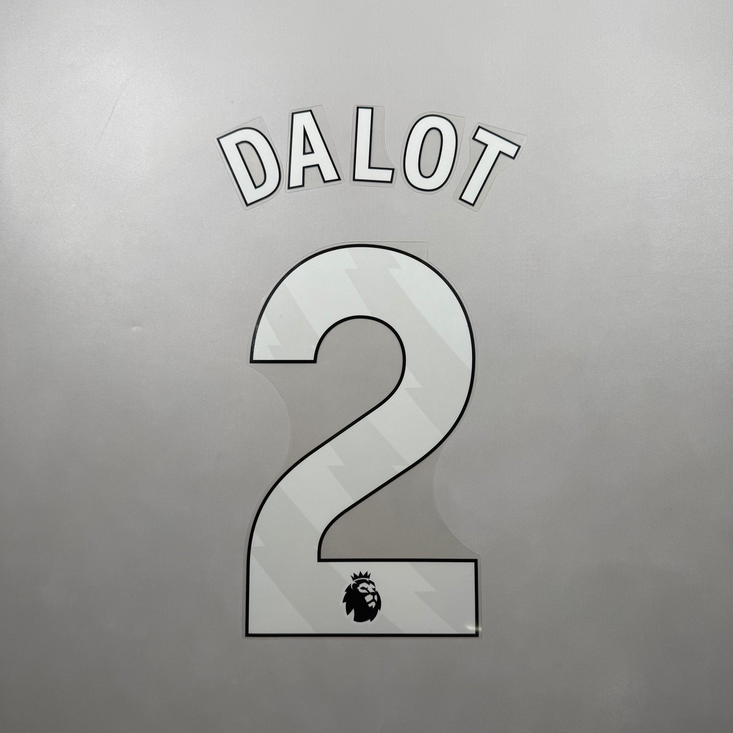 Official 25/26 Manchester United 3rd English Premier League Name and Number set