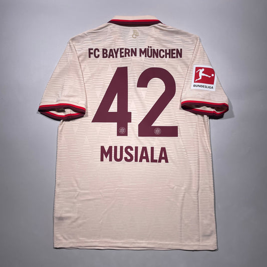 Official #42 Musiala 24/25 Bayern Munchen 3rd Authentic Shirt