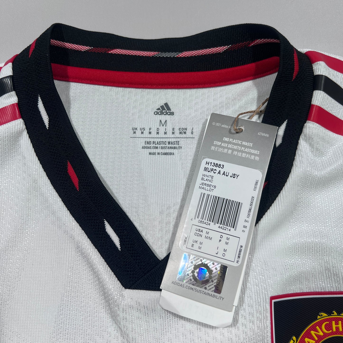 Official #49 Garnacho 22/23 Manchester United Away Authentic Shirt Europa League Size M（JP:XL）