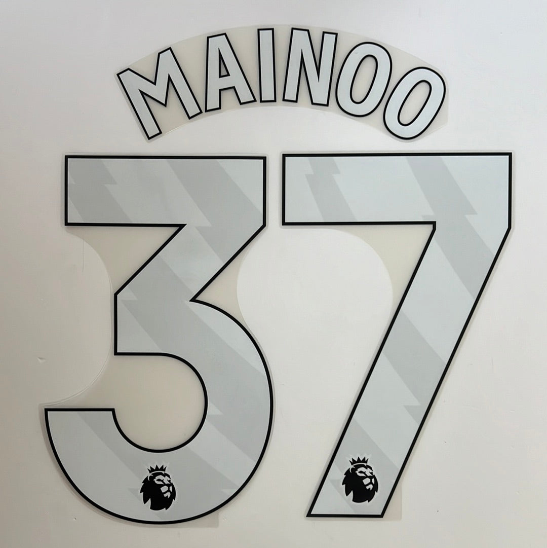 24-25 Manchester United Away English Premier League Font