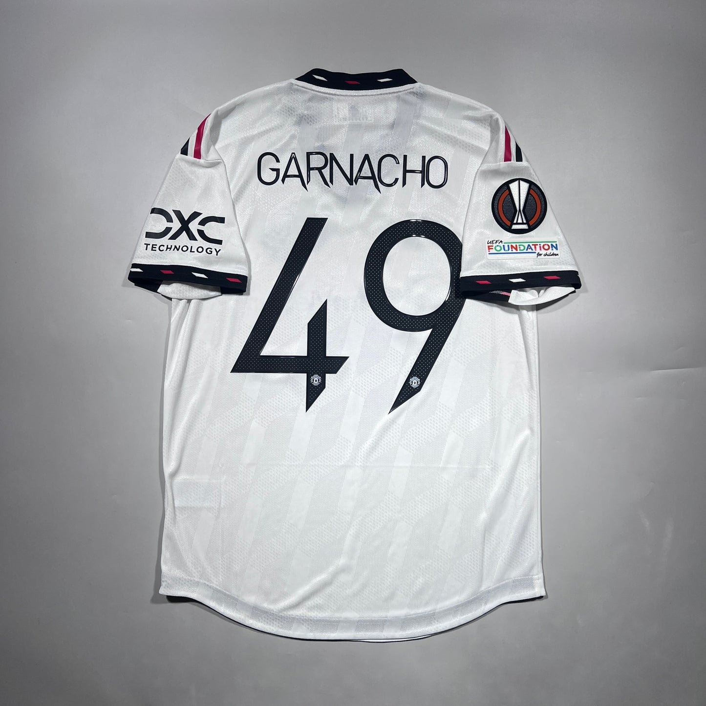 Official #49 Garnacho 22/23 Manchester United Away Authentic Shirt Europa League Size M（JP:XL）