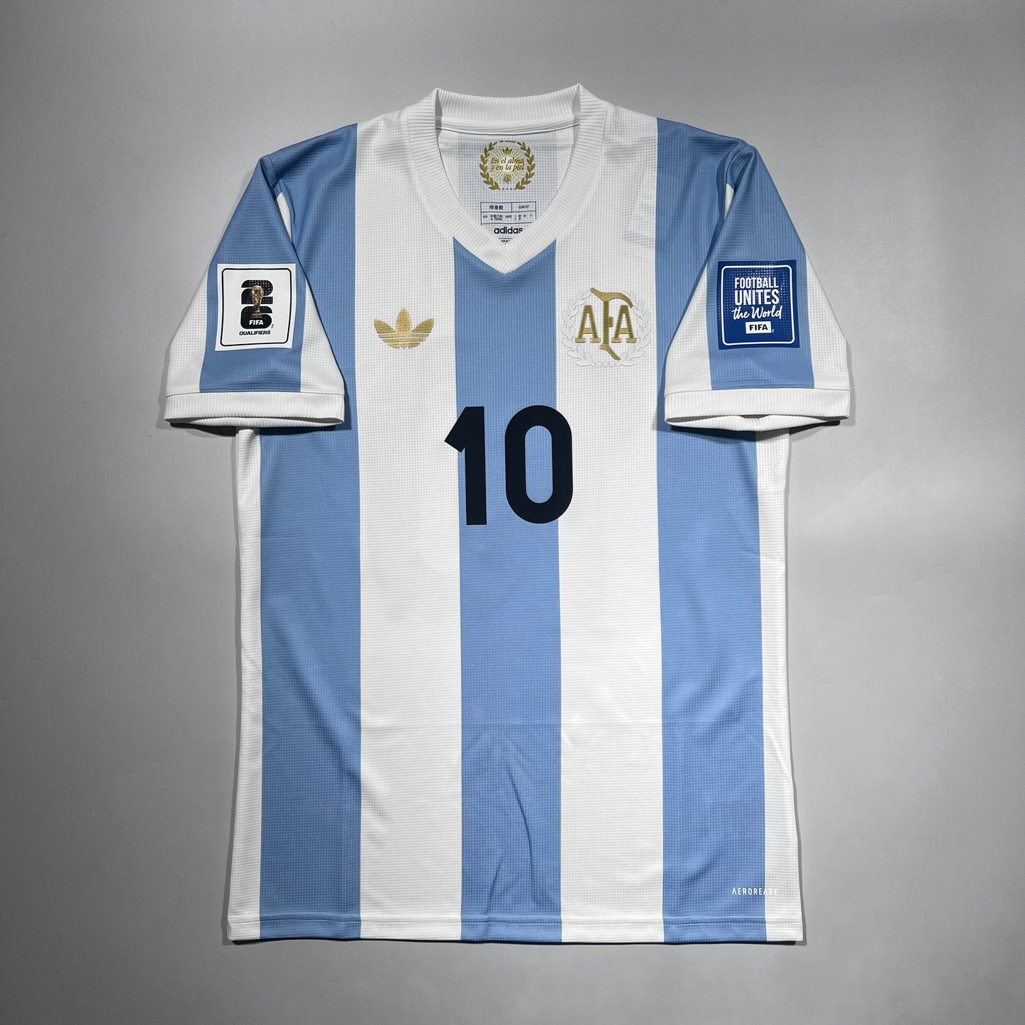 Official #10 Messi 50th Home Stadium Shirt 2026 FIFA World Cup Qualifiers Patch Size S/M（JP:L）