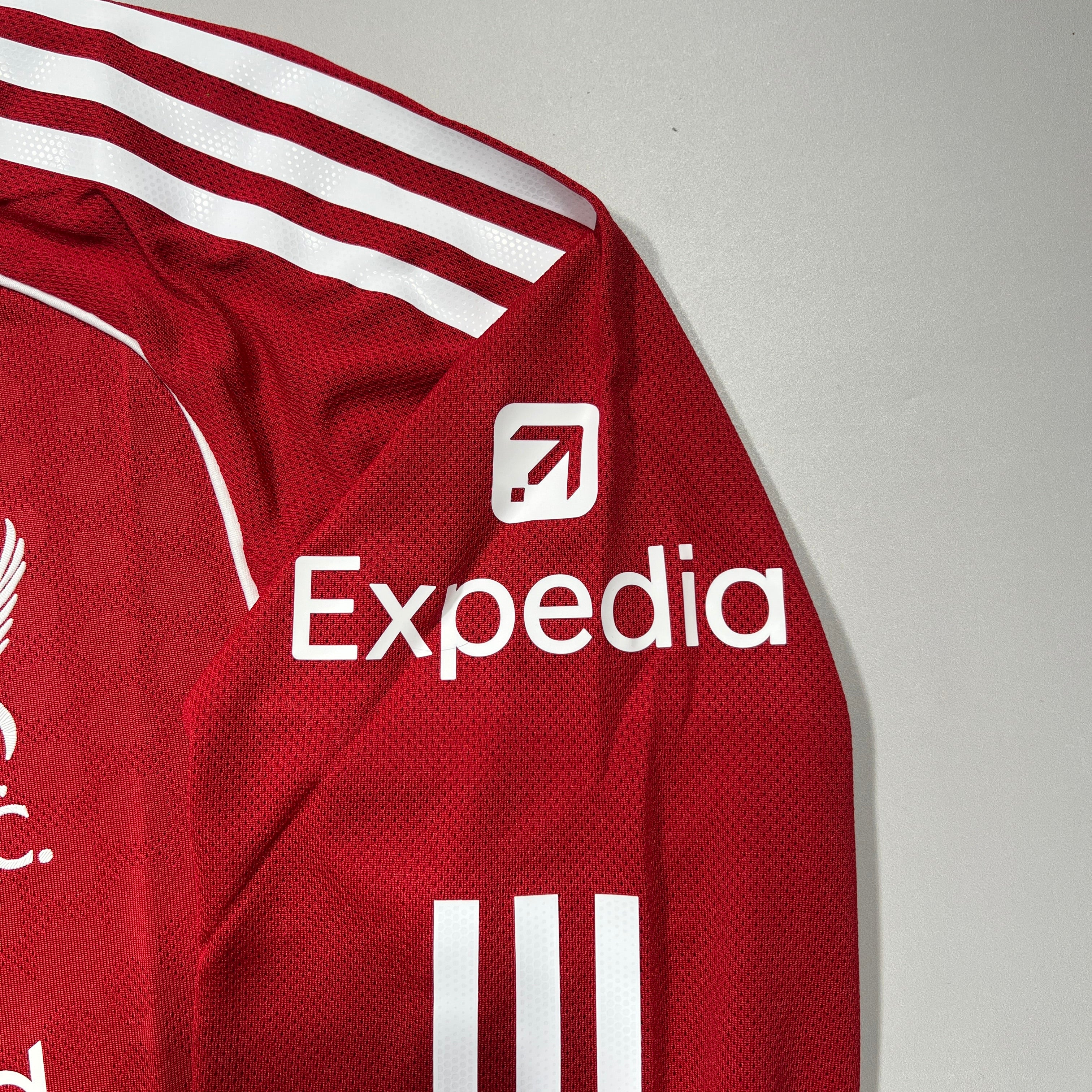 Official #11 M.Salah 25/26 Liverpool Home Authentic Shirt Long