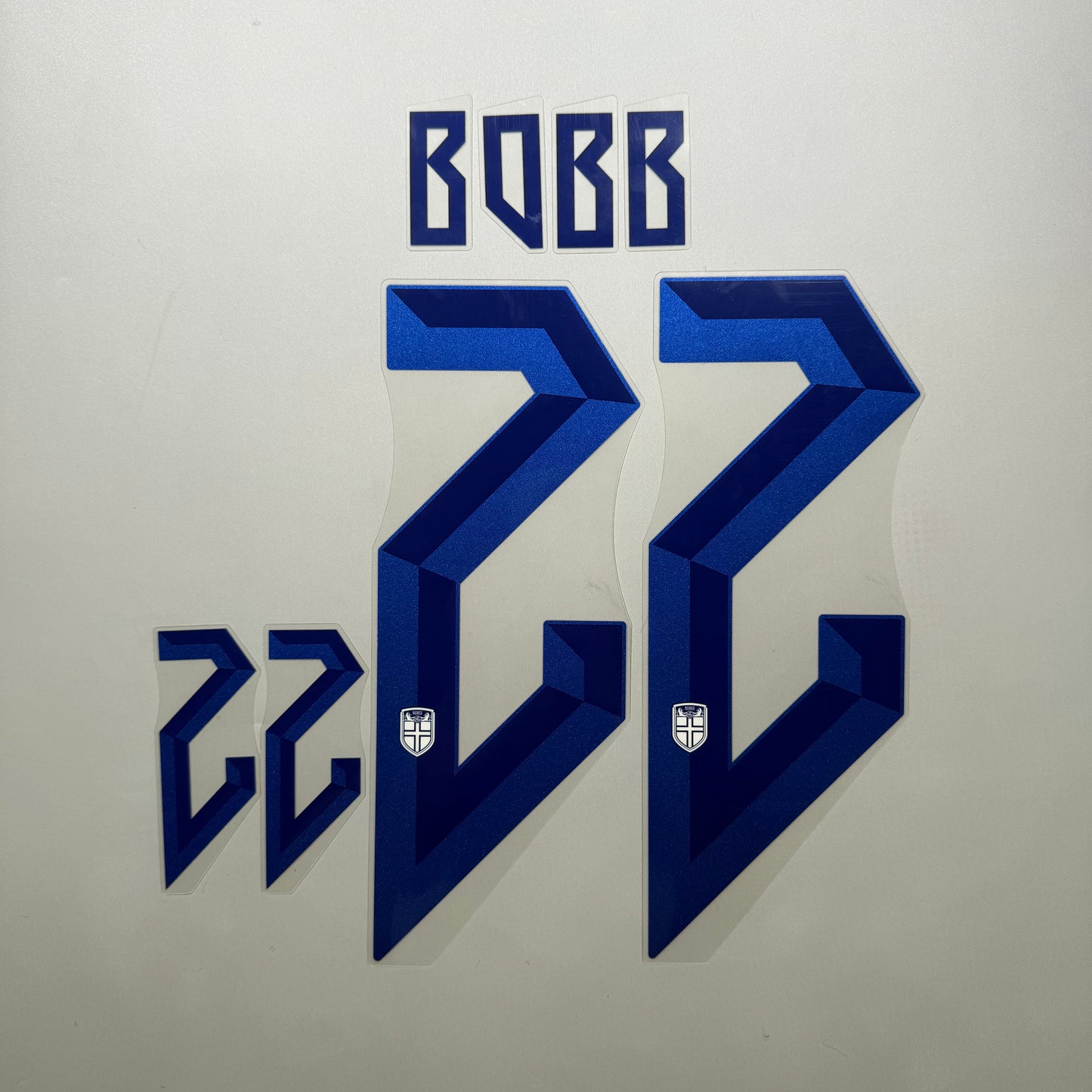 #22 Bobb 2024 Norway Away Name & Number set Official