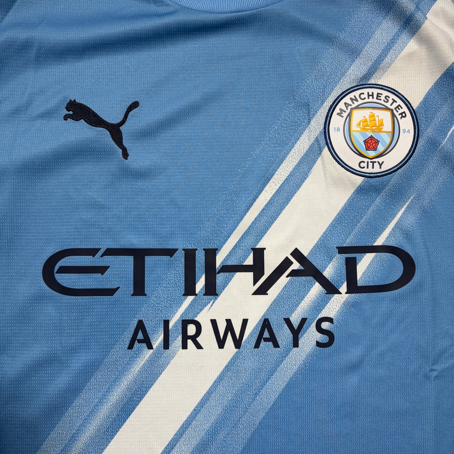 Official #47 Foden 25/26 Manchester City Home Stadium Shirt Size L