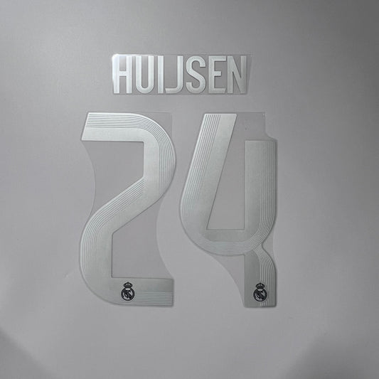 #24 Huijsen | Real Madrid Away Name & Number set