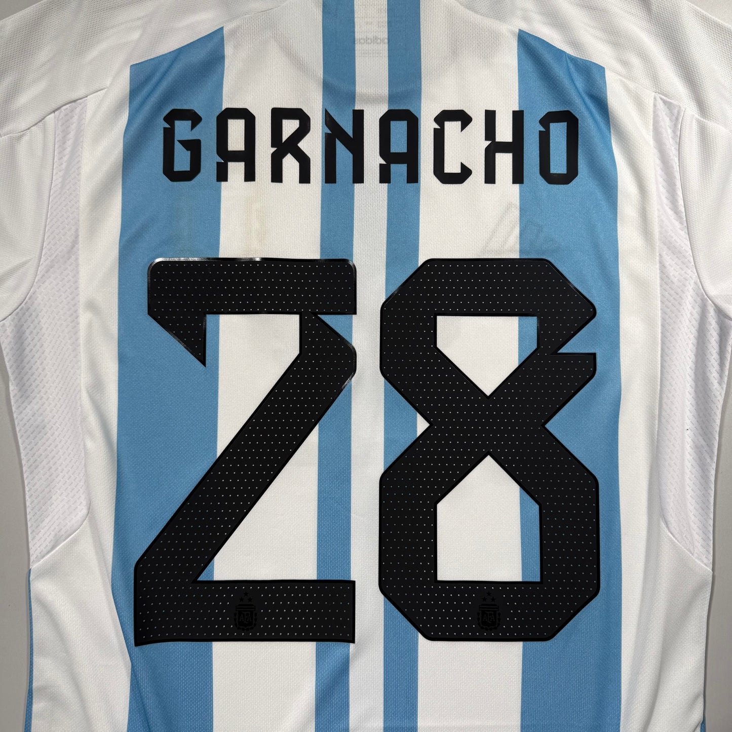 Official #28 Garnacho 2022 Argentina Home Stadium Shirt Size S/M＝JP:L