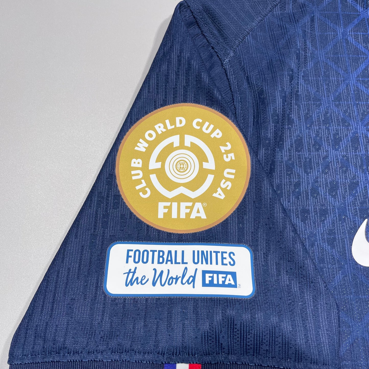 Official #14 D. Doue 25/26 Paris Saint-Germant(PSG) Home Authentic Shirt FIFA Club World Cup 25 USA Official Player Patch