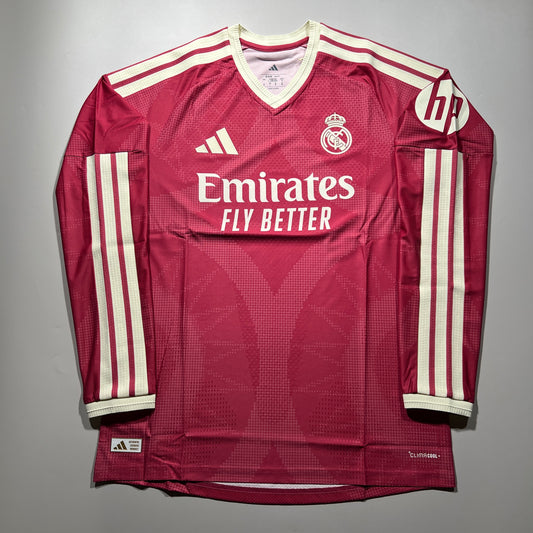 Official 26/27 Real Madrid Third Authentic Long Sleeve Shirt Adidas KC3965