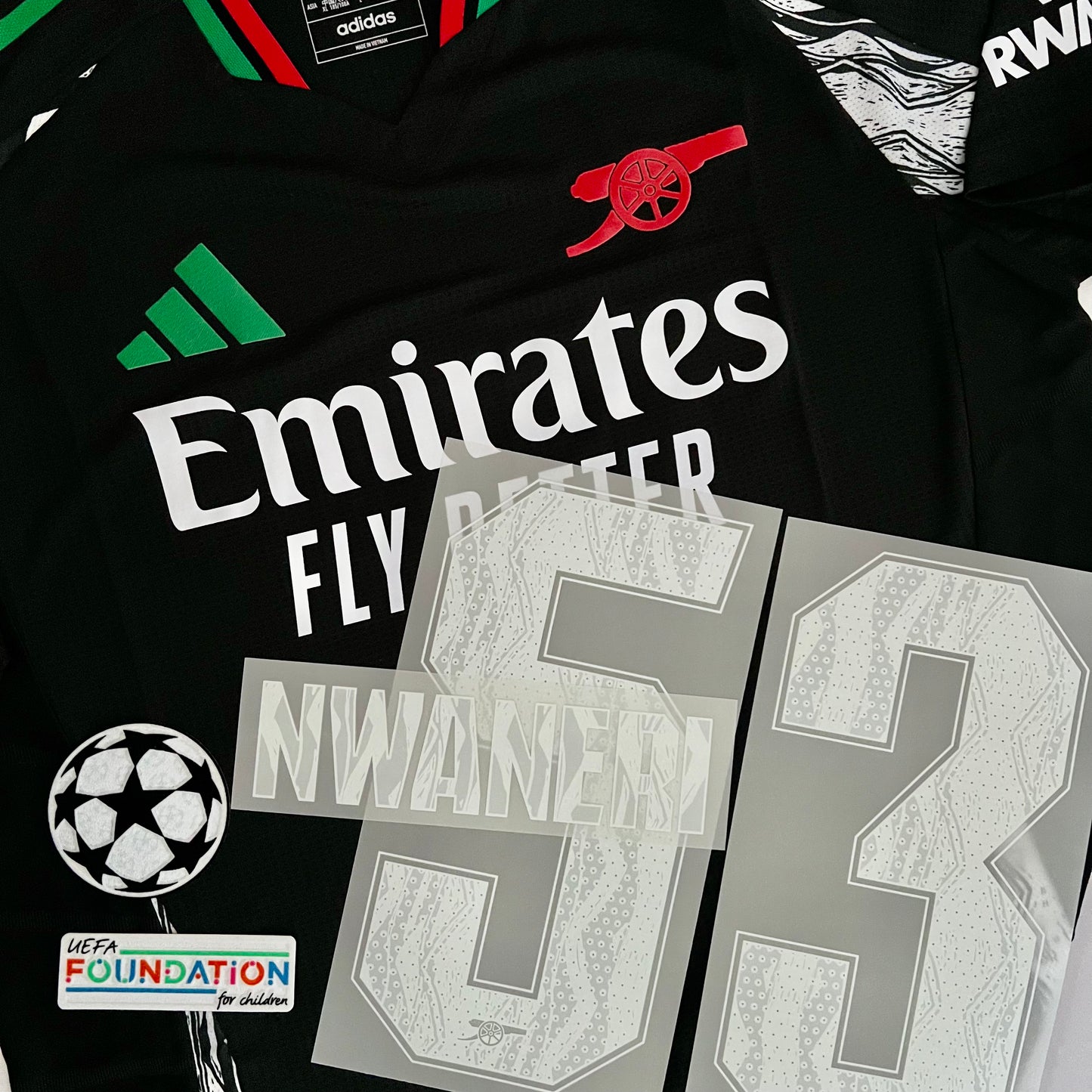 [LIMITED] [Pre-Order] #53 Nwaneri | 24-25 Arsenal Away Authentic shirs