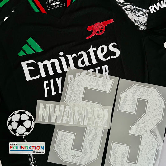 [LIMITED] #53 Nwaneri | 24-25 Arsenal Away Authentic shirs