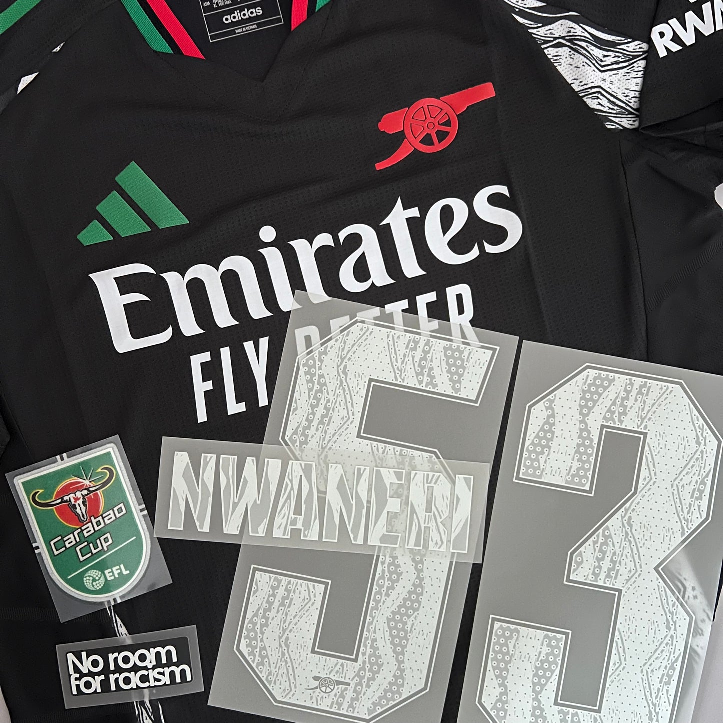 [LIMITED] [Pre-Order] #53 Nwaneri | 24-25 Arsenal Away Authentic shirs