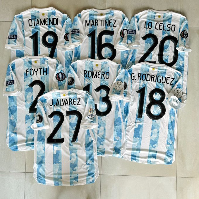 [Market Value]21-22 Argentina Kitroom Player Issue