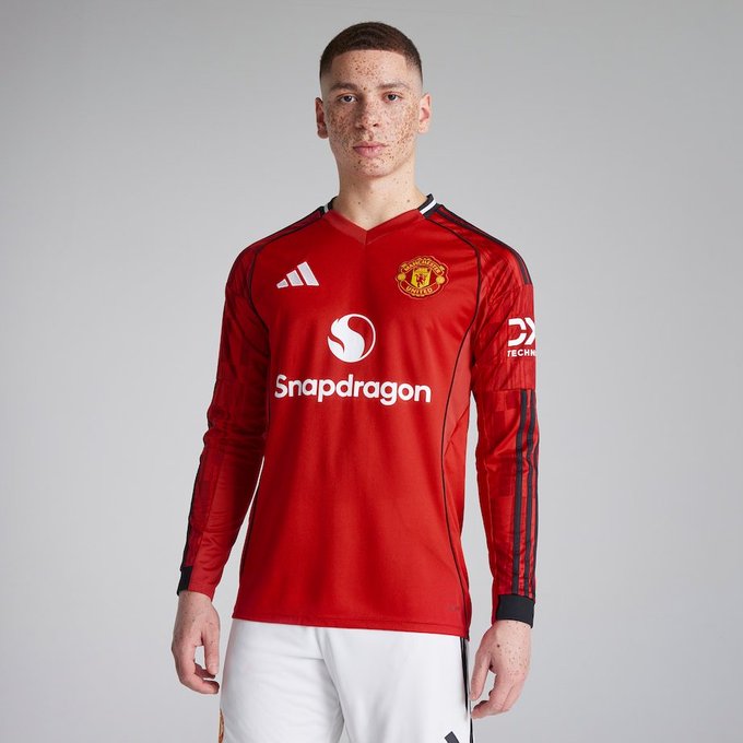 [Pre-Order] #7 SIR DAVID | 25-26 Manchester United Home Long Sleeve  EU Edition