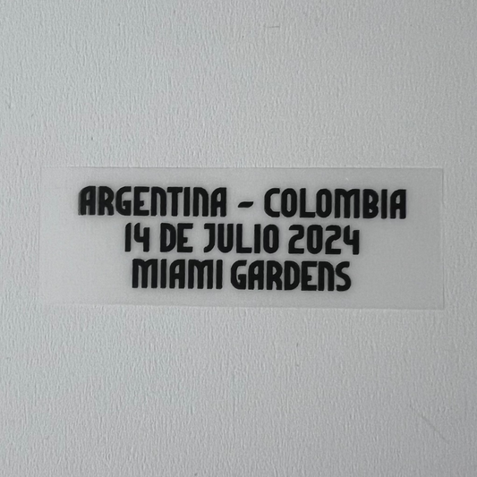 Copa America USA 2024 FINAL Argentina vs Colombia MDT for Argentina