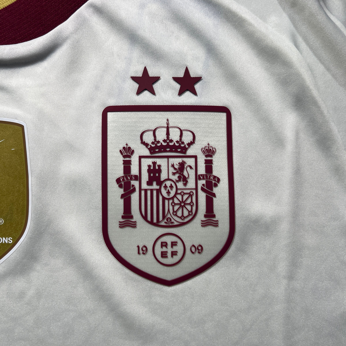 Official 2026 Spain Away Stadium 2-Star Winners Jersey Adidas KF4413