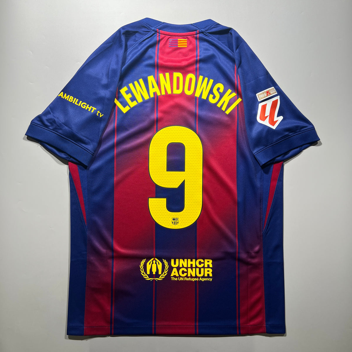 Official #9 Lewandowski 25/26 FC Barcelona Home Stadium Shirt La Liga Nike HJ4590-456
