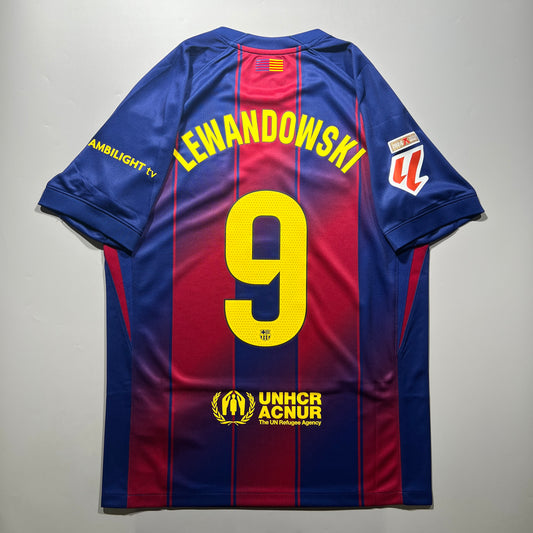 Official #9 Lewandowski 25/26 FC Barcelona Home Stadium Shirt La Liga Nike HJ4590-456