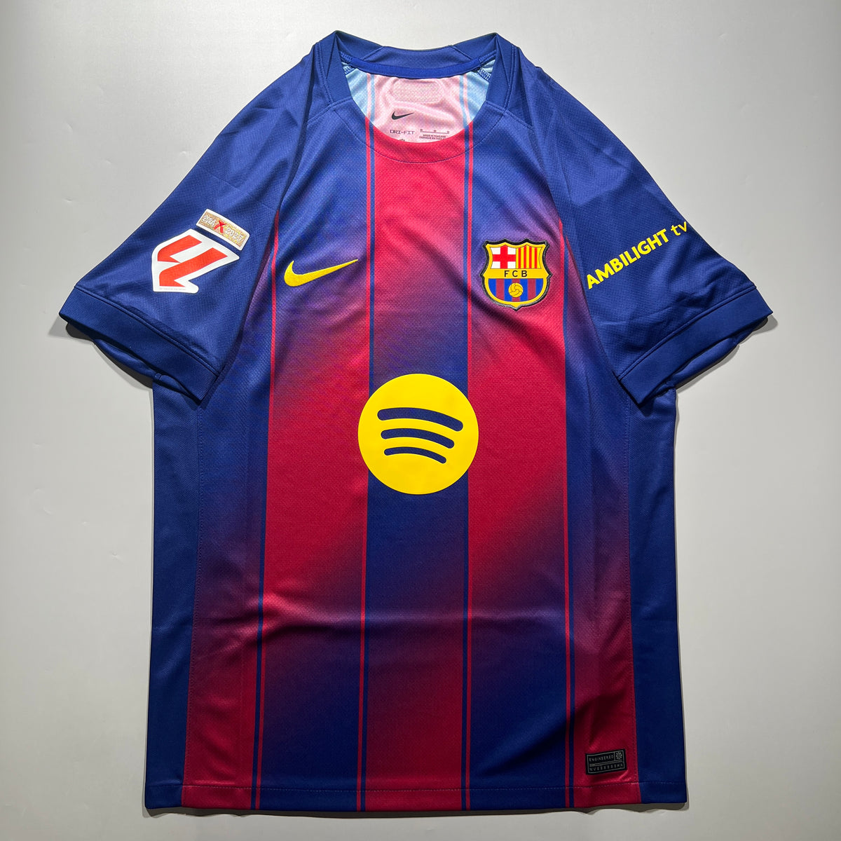 Official #21 F.De Jong 25/26 FC Barcelona Home Stadium Shirt La Liga Nike HJ4590-456