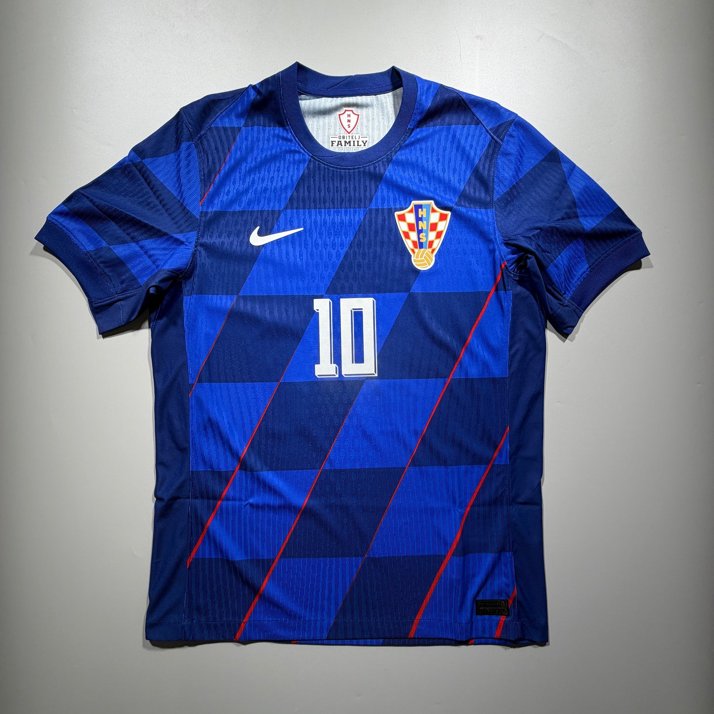 Official #10 Modric 2024 Croatia Away Authentic Shirt