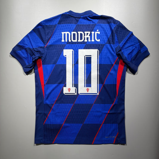 Official #10 Modric 2024 Croatia Away Authentic Shirt