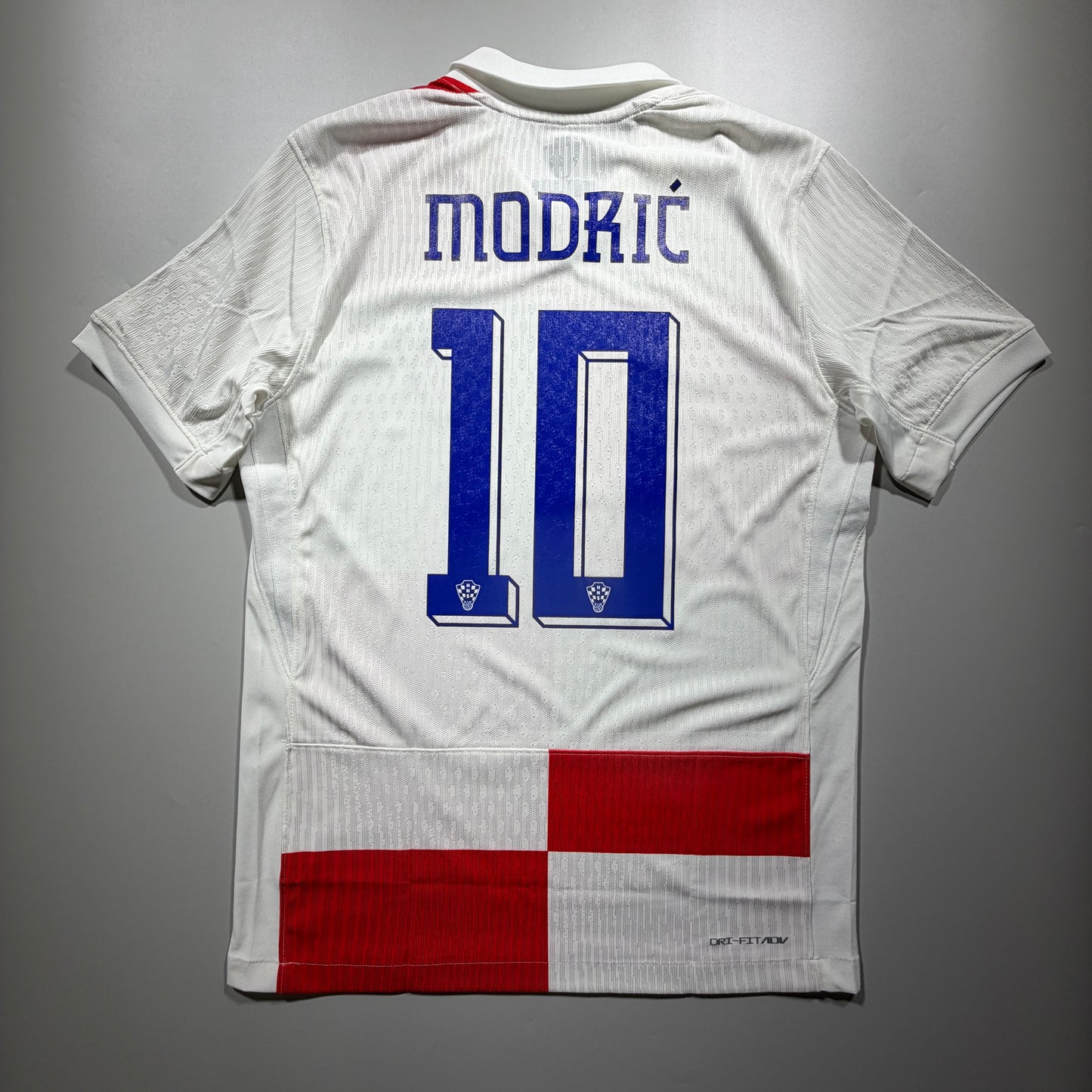 Official #10 Modric 2024 Croatia Home Authentic Shirt