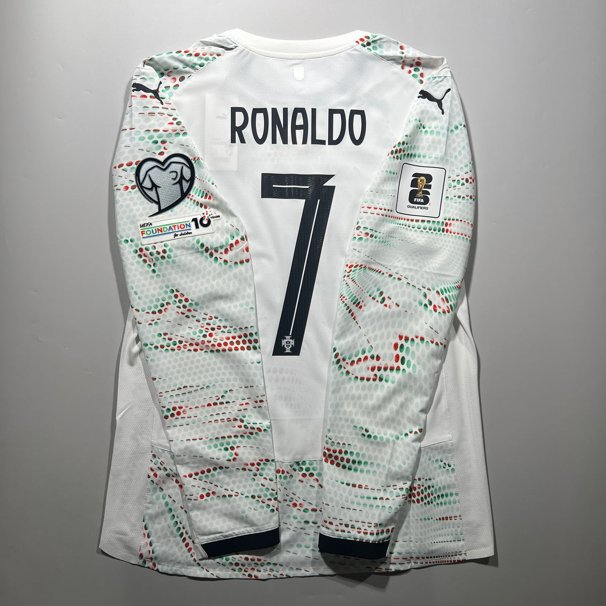Official #7 Ronaldo 2025 Portugal Away Authentic Long Sleeve Shirt Puma 779208_04