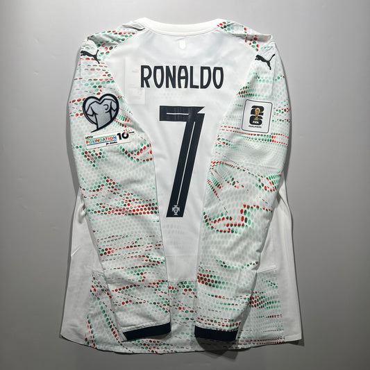 Official #7 Ronaldo 2025 Portugal Away Authentic Long Sleeve Shirt Puma 779208_04