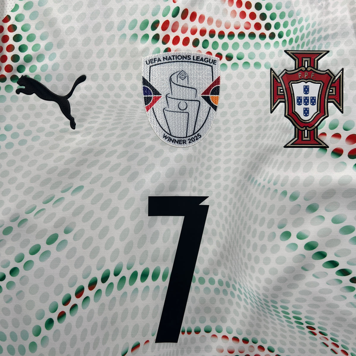 Official #7 Ronaldo 2025 Portugal Away Authentic Long Sleeve Shirt Puma 779208_04