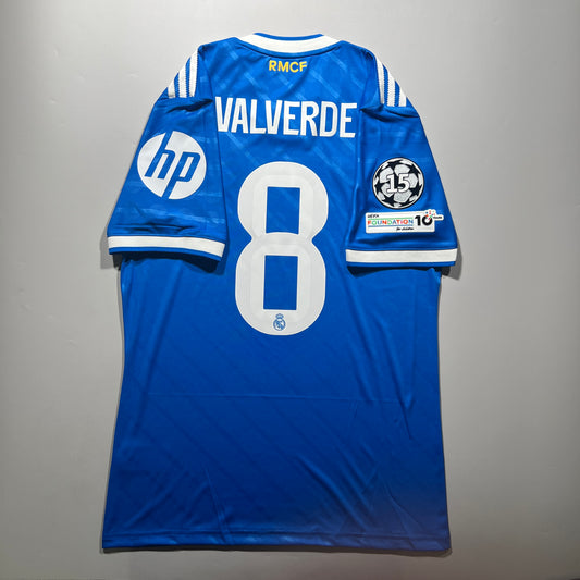 Official #8 Valverde 25/26 Real Madrid Third Stadium Shirt UCL Adidas JV5845