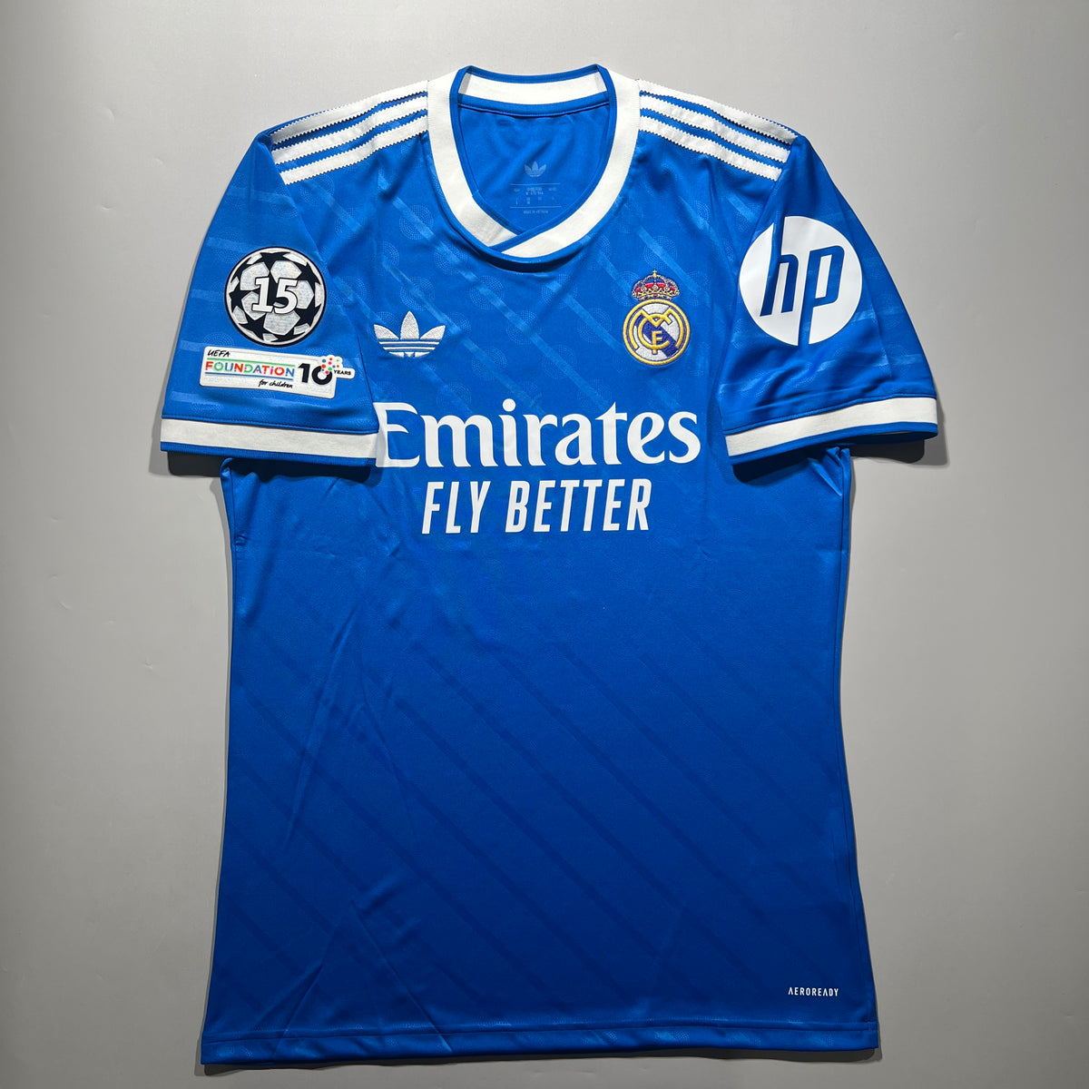 Official #8 Valverde 25/26 Real Madrid Third Stadium Shirt UCL Adidas JV5845