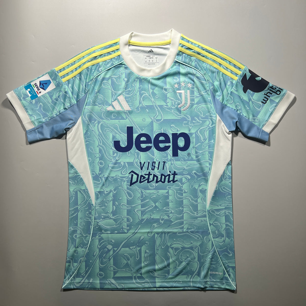 Official #10 Yildiz 25/26 Juventus Away Stadium Shirt Serie A Adidas JJ4323