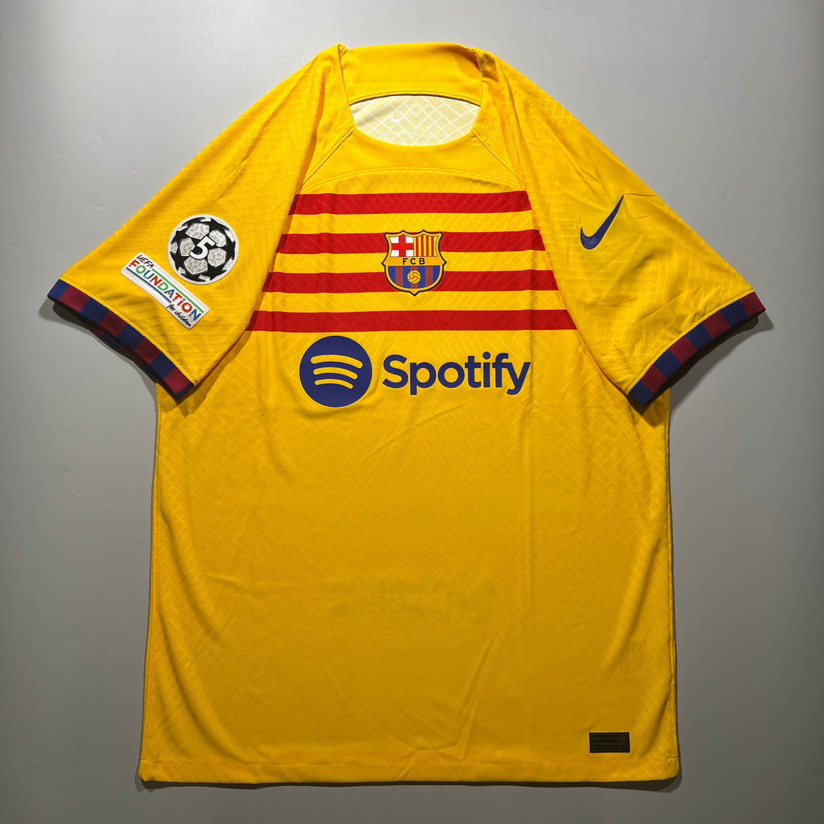 Official #33 Cubarsi 23/24 FC Barcelona Fourth Authentic Shirt UCL Nike DR5077-729