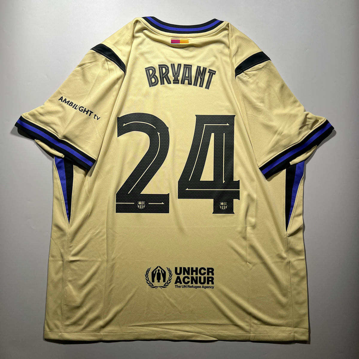 Official #24 Bryant 25/26 FC Barcelona Away Stadium Shirt Nike HJ4603-784