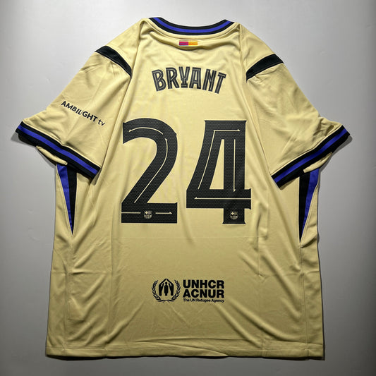 Official #24 Bryant 25/26 FC Barcelona Away Stadium Shirt Nike HJ4603-784
