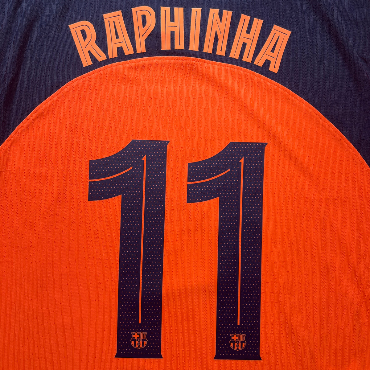 Official #11 Raphinha 25/26 FC Barcelona Third Authentic Shirt UCL Nike HM3193-855
