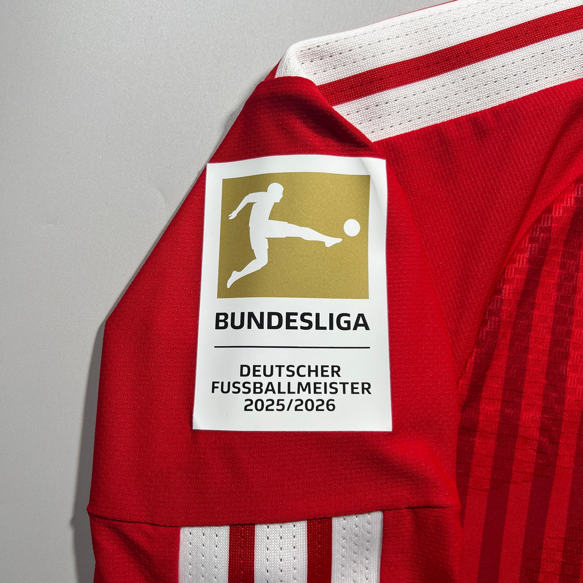 Official #17 Olise 26/27 FC Bayern Munich Home Authentic Long Sleeve Shirt Bundesliga Adidas KE8584