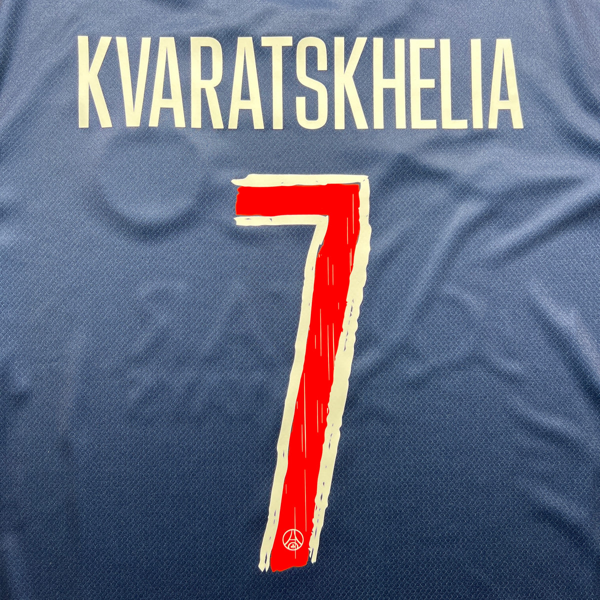 Official #7 Kvaratskhelia 24/25 Paris Saint-Germain(PSG) Home Stadium Shirt UCL Nike FN8795-411