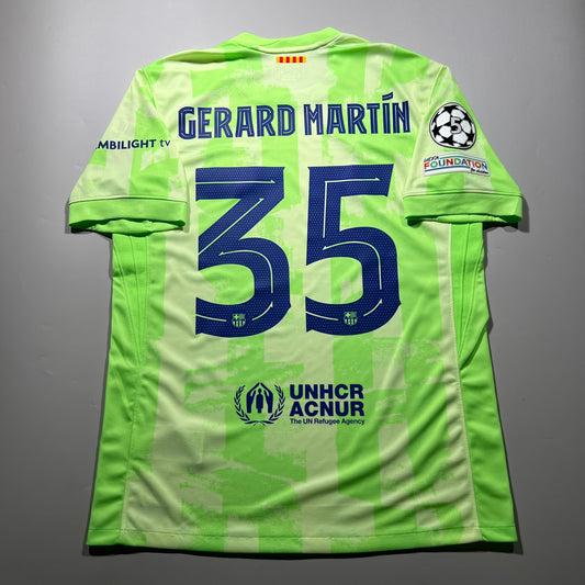 Official #33 Cubarsi 23/24 FC Barcelona Fourth Authentic Jersey UCL Nike DR5077-729