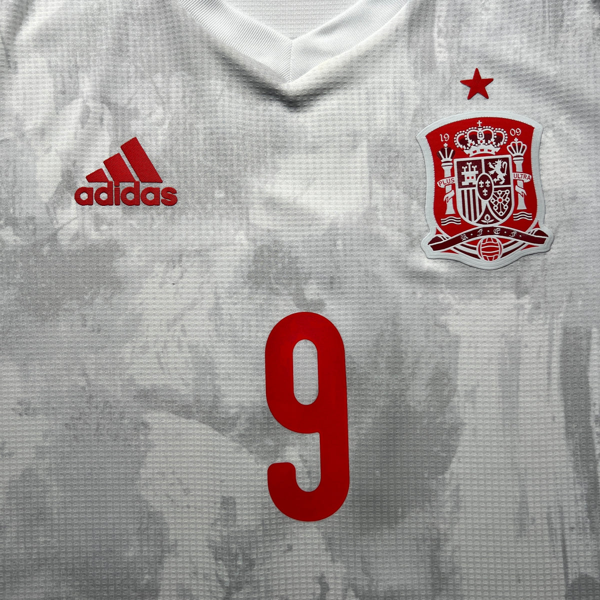 Official #9 Gavi 2021 Spain Away Authentic Shirt UEFA Nations League Adidas FI6239