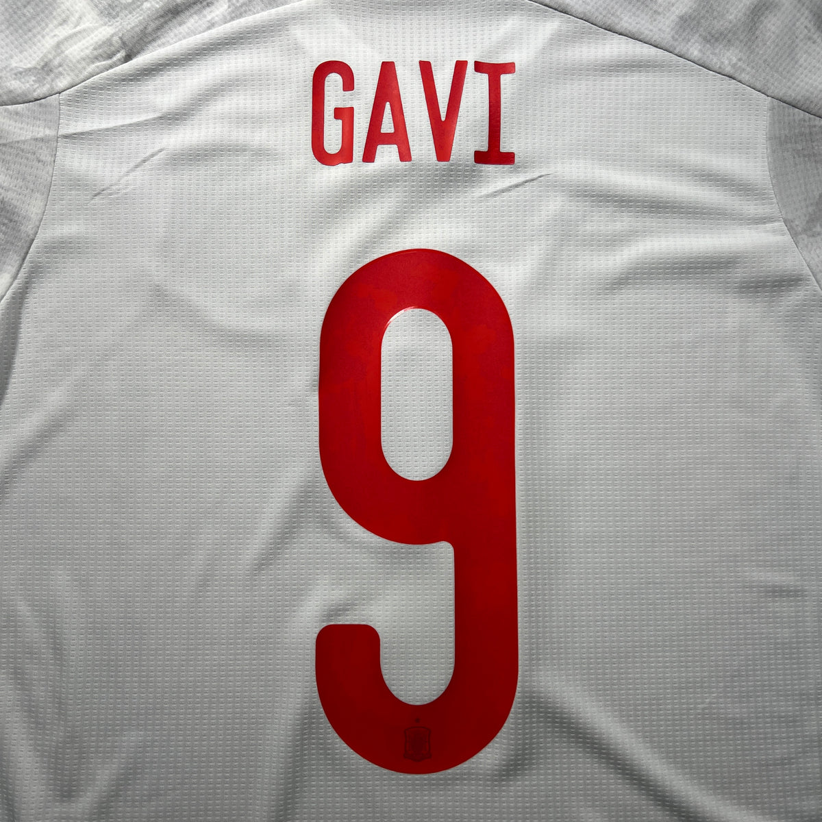 Official #9 Gavi 2021 Spain Away Authentic Shirt UEFA Nations League Adidas FI6239
