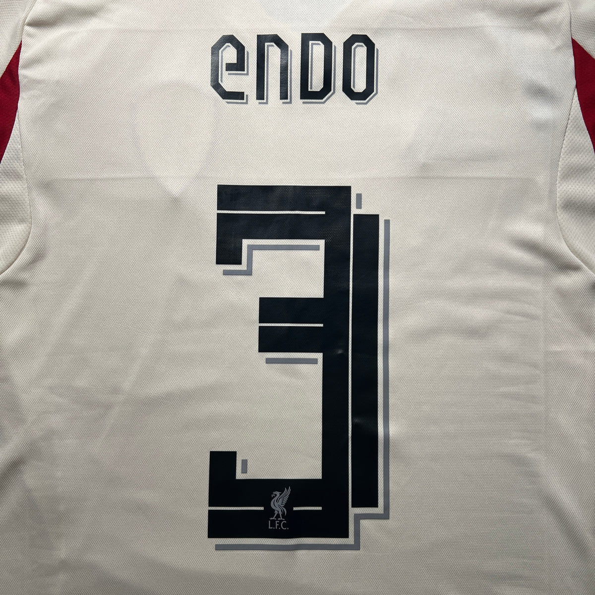 Official #3 Endo 25/26 Liverpool FC Away Stadium Shirt UCL EU Edition Adidas JV6487