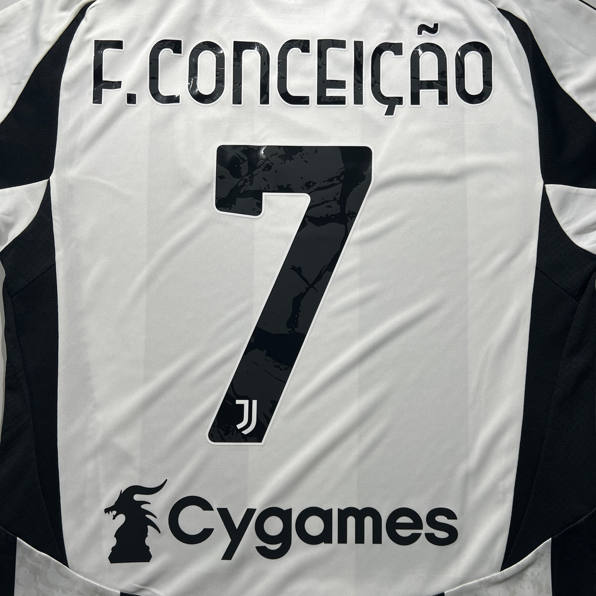 Official #7 F.Conceicao 24/25 Juventus Home Stadium Shirt Serie A Adidas IS8002
