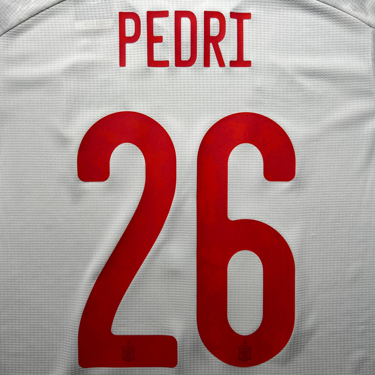 Official #26 Pedri 2021 Spain Away Authentic Shirt EURO2020 Adidas FI6239