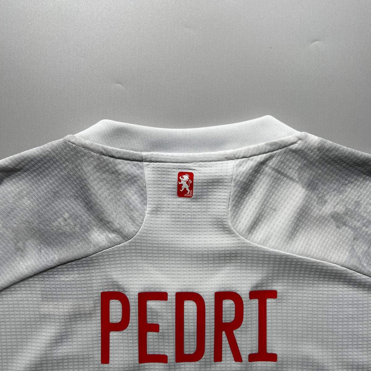 Official #26 Pedri 2021 Spain Away Authentic Shirt EURO2020 Adidas FI6239