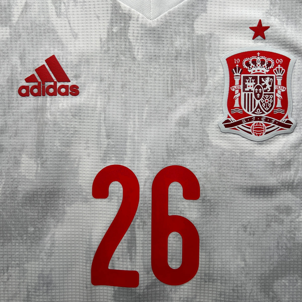 Official #26 Pedri 2021 Spain Away Authentic Shirt EURO2020 Adidas FI6239