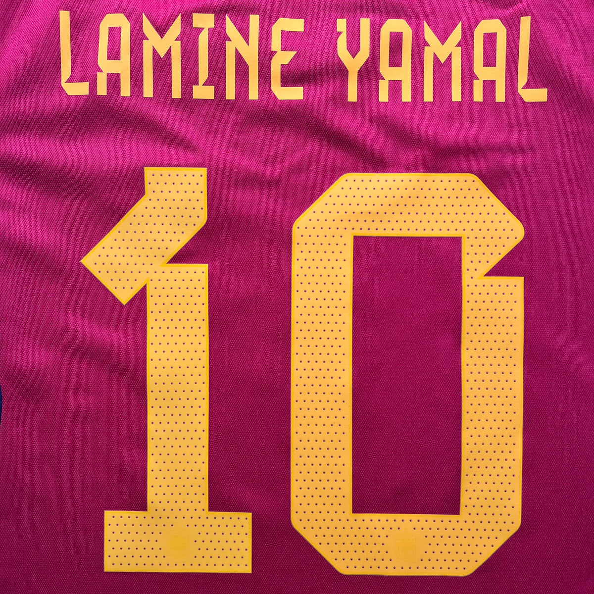 Official #10 Lamine Yamal 2022 Spain Home Stadium Shirt U17 EURO Adidas HL1970