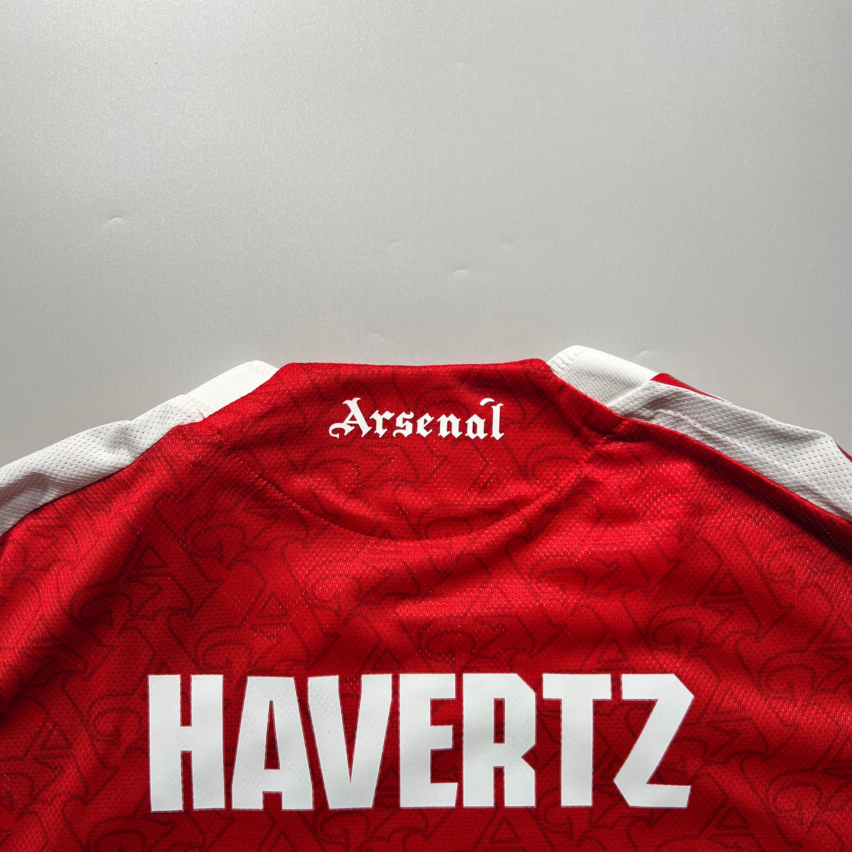 Official #29 Havertz 25/26 Arsenal Home Authentic Long Sleeve Shirt UCL Final EU Edition Adidas JJ1833