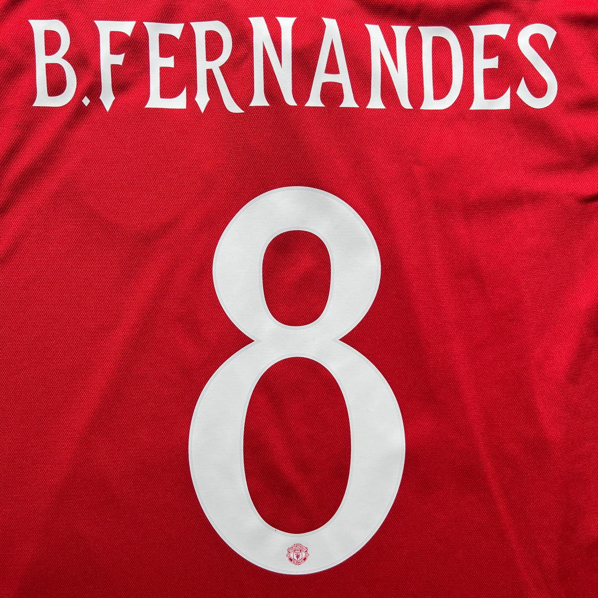 Official #8 B.Fernandes 26/27 Manchester United Home Stadium Long Sleeve Shirt UCL Adidas KC4773